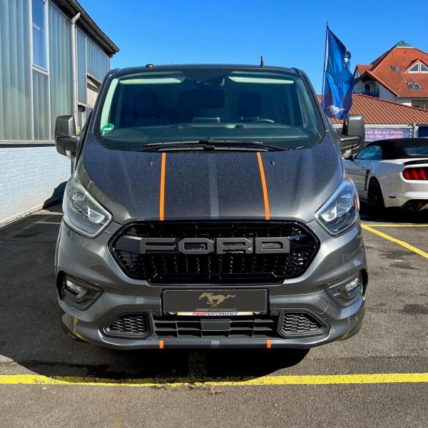 Ford Kühlergrill in Raptor Optik FORD Schriftzug für Transit und Tourneo Custom ab 02/18 Ford Kühlergrill in Raptor Optik FORD Schriftzug für Transit und Tourneo Custom ab 02/18
